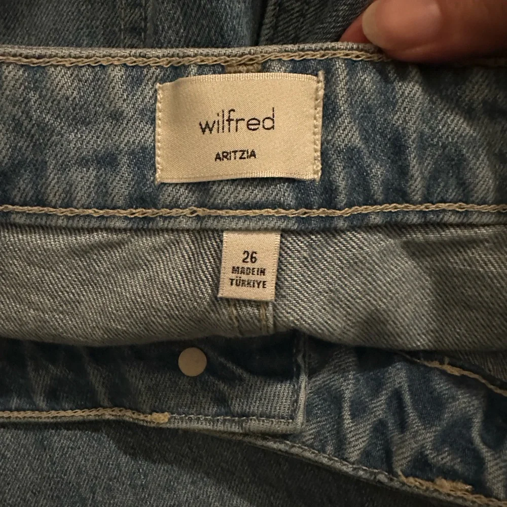 Aritzia wide leg denim! Gently warn - Picture 3 of 3